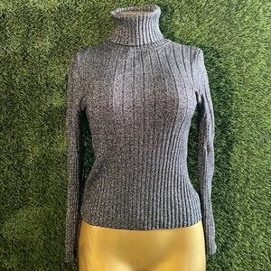 SHIMMER TURTLENECK SWEATER